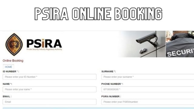 Psira Online Renewal, Booking, and Application Form Registration Online Application Form