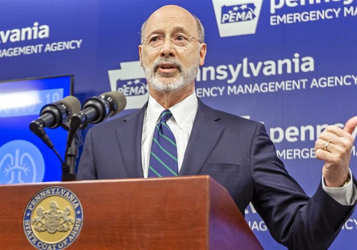 pa governor announcement today