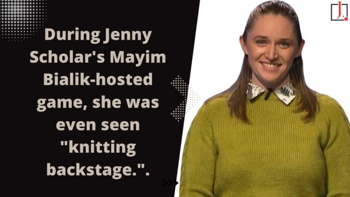 Jeopardy! On-Screen Sweater Maker Competitor Reveals She Was 'knitting Behindstage' in Mayim Bialik Game!