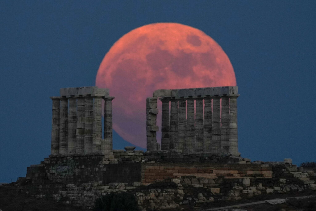 Greece Full Moon