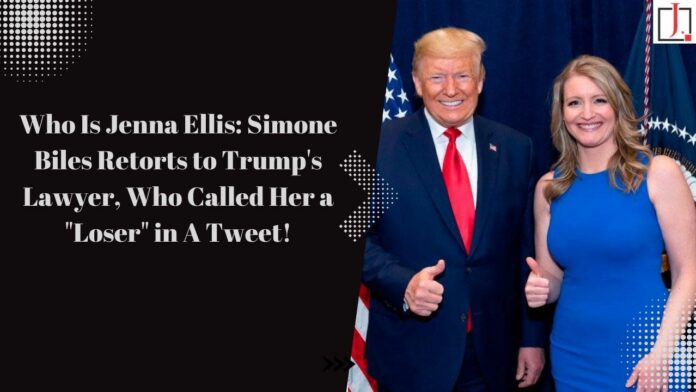 Who Is Jenna Ellis: Simone Biles Retorts to Trump's Lawyer, Who Called Her a 