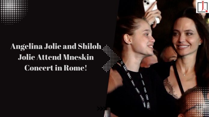 Angelina Jolie and Shiloh Jolie Attend Mneskin Concert in Rome!