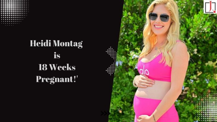 Heidi Montag Proudly Displays Her Baby Bump in A Pink Dress: 