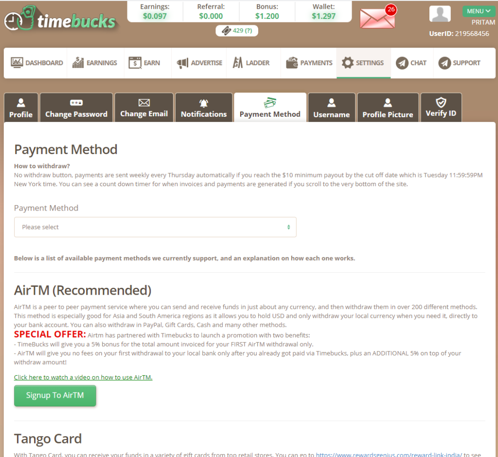 Timebucks Login: Account Access, App Registration, and Payment!