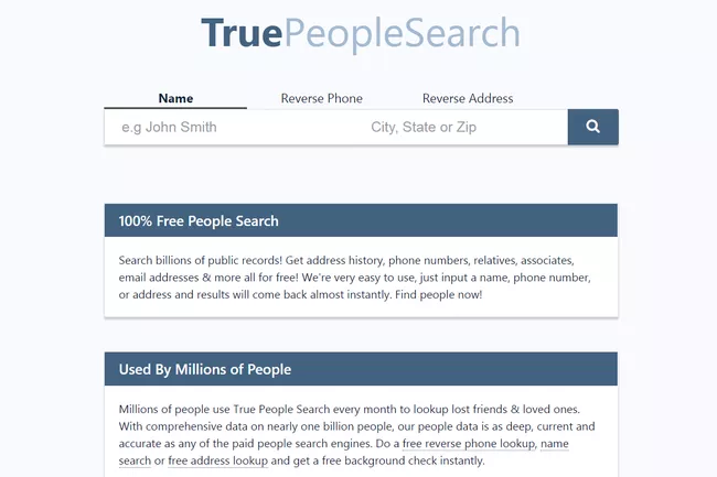 People Search Engines