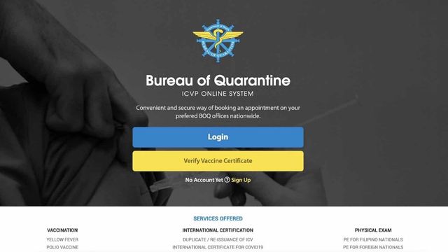 Bureau of Quarantine Online Booking System (1)