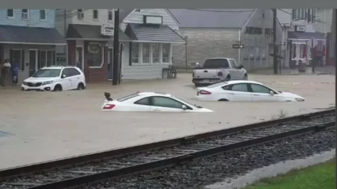 Massive flooding in N.J. reaches heights not seen since Superstorm Sandy. And now a deep freeze has hit.