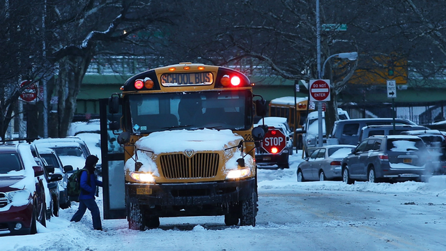 Because of the Nor'easter Expected to Hit New York and New Jersey on Friday, Schools in Both States Will Be Closed or Have Delayed Openings.