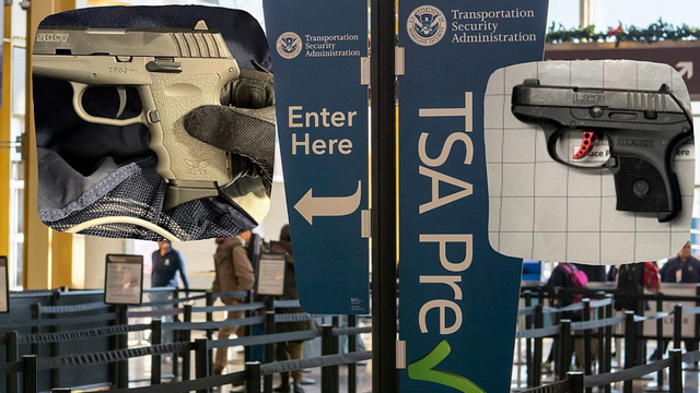 A Significant Increase in the Number of Pistols Seized at Airports in New York and New Jersey
