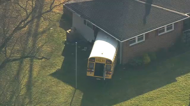 Driver arrested for DUI after school bus crashes into New Jersey home
