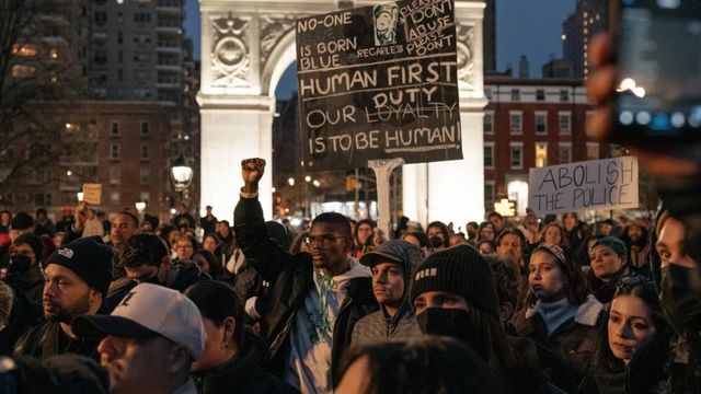 Tyre Nichols Protests Fill NYC Streets, Washington Square Park