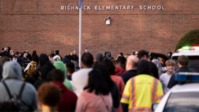 Officials in Virginia Say a 6-year-old Student Fired and Injured a Teacher in Class.