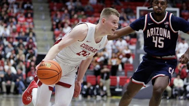 Washington State is Defeated by No. 6 Arizona 63-58 to Even the Series