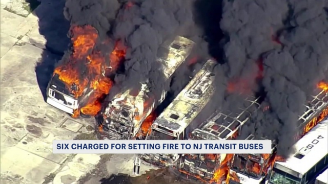 Six People Have Been Charged After Allegedly Starting Fires on Several Nj Transit Buses, According to Police.