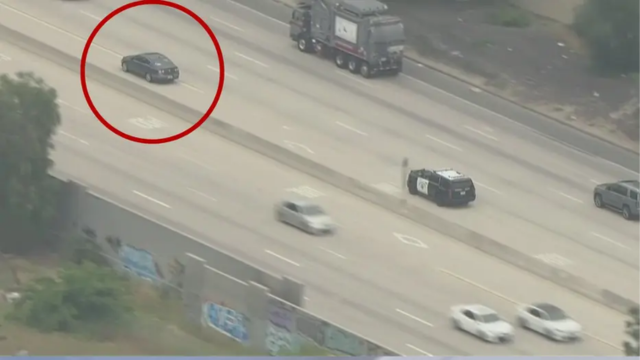 After a High-speed Chase Across the 5 Freeway, the Suspect Was Apprehended