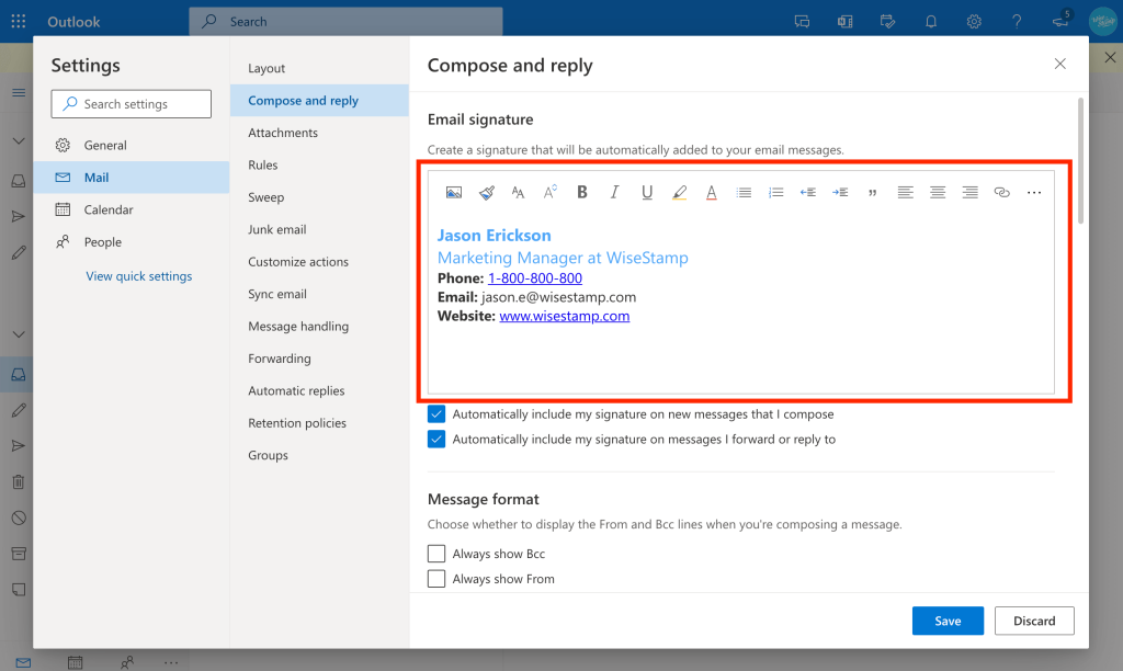How To Change Signature in Outlook
