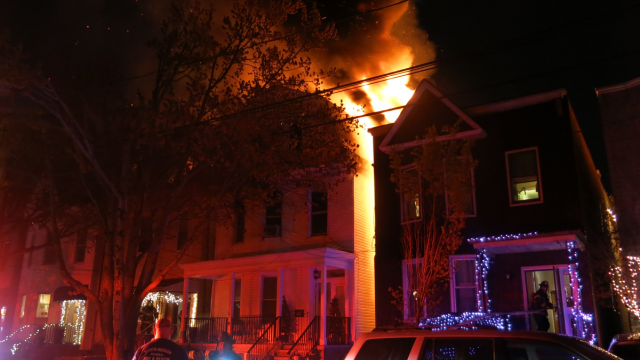 Firefighters Respond to Two Major Blazes in Hudson County on the Same Night