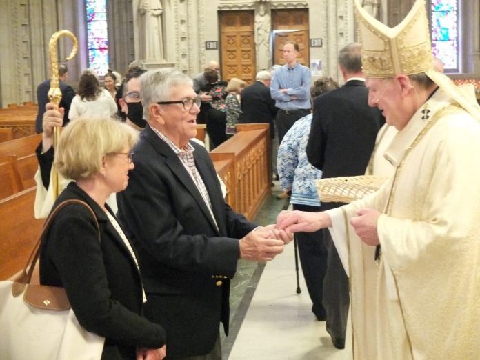 Over 100 Couples In New Jersey Celebrate their 50th Wedding Anniversary at Church.